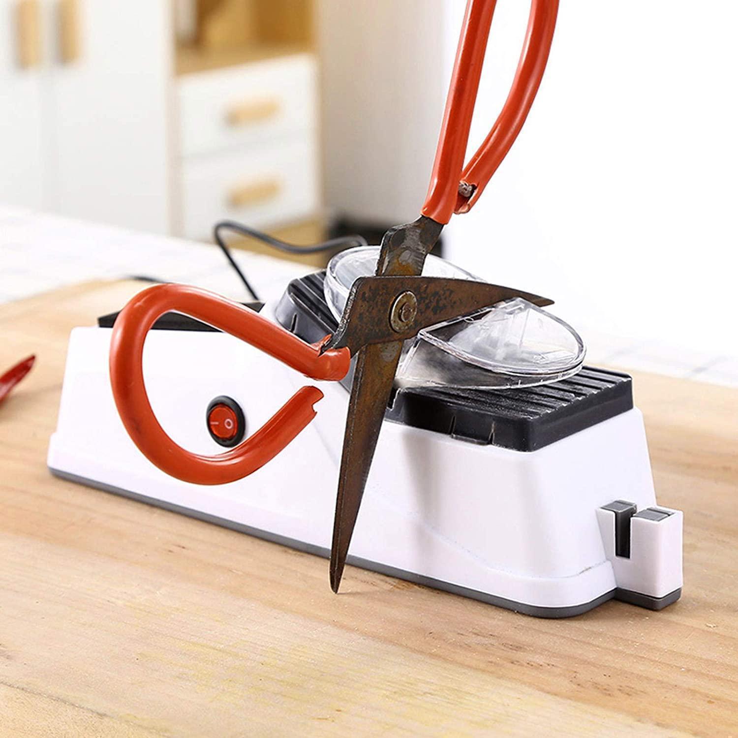 Sharpro | Elektrische messenslijper - voor keukenmessen, scharen en kartelmessen