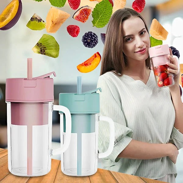 BlendGo | Draagbare USB Blenderbeker – 420ml Smoothies & Shakes, Reisbureauvriendelijk