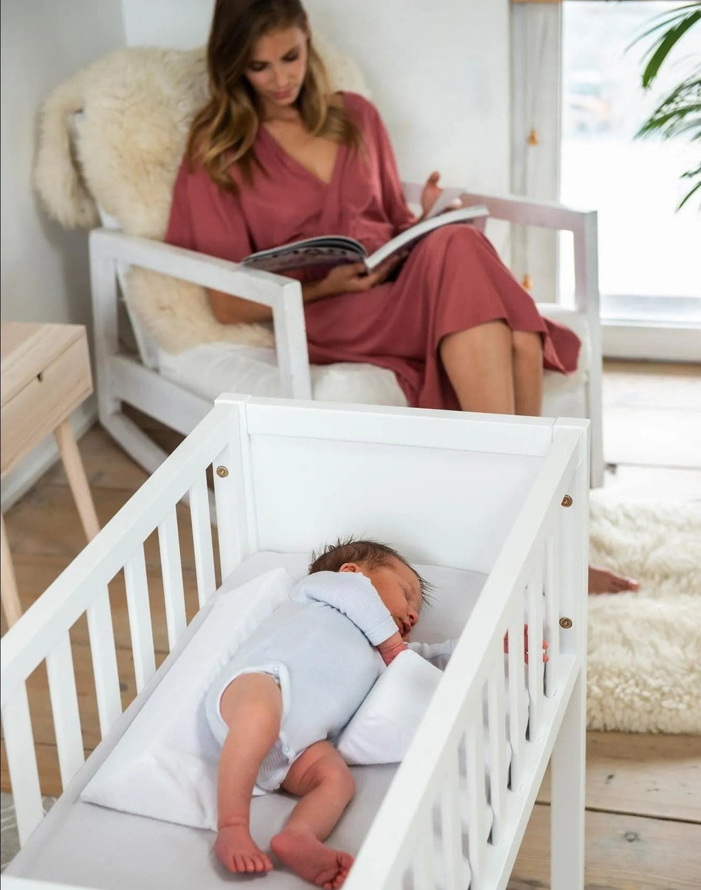 BabySlope | Baby anti-rolwigkussen – Veiligheid voor pasgeborenen, slaapondersteunend kussen