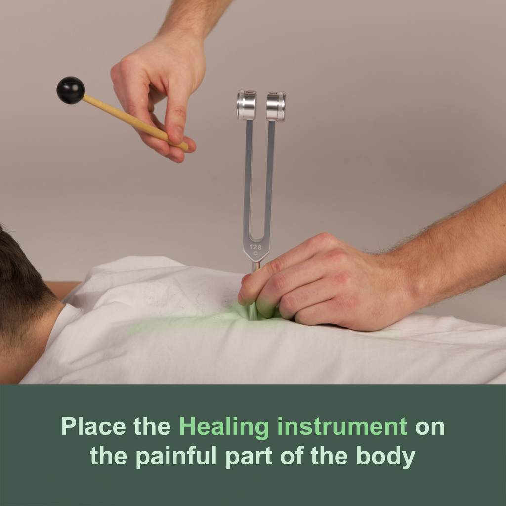ChakraTone | 128Hz Stemvork - Aluminium Geluidshealing Hulpmiddel voor Trillingstherapie