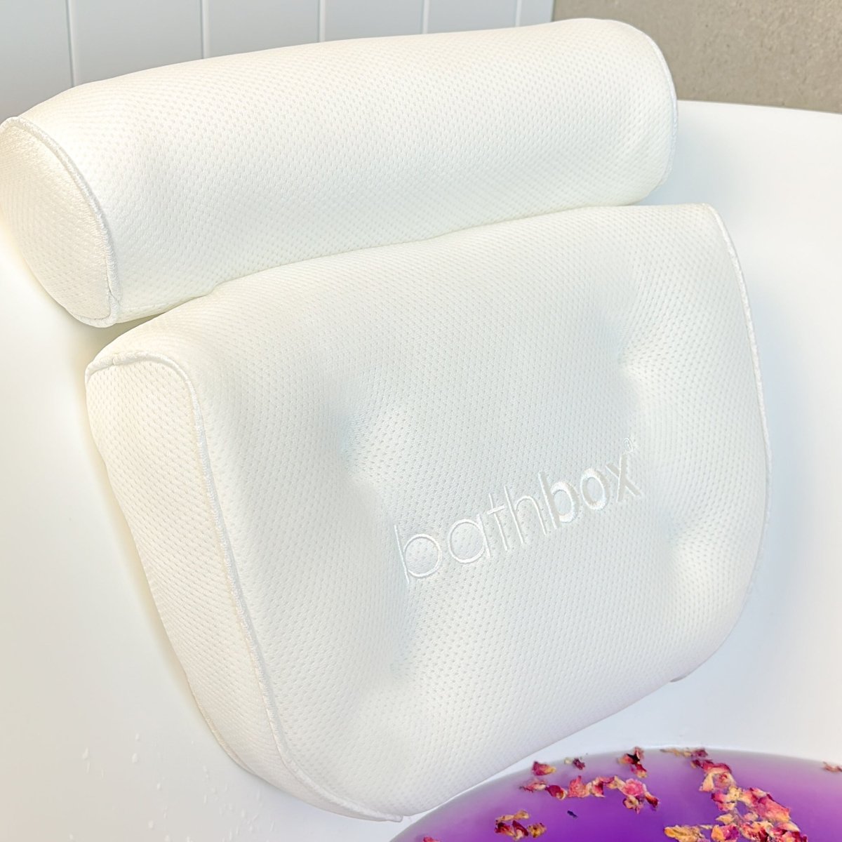 SereniPillow | Ergonomisch badkussen voor nek- en schouderondersteuning – zacht, antislip