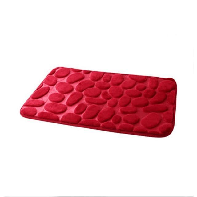DreamStep | Pebble Stone Memory Foam Badmat, Anti-Slip, Zacht & Absorberend 40x60cm