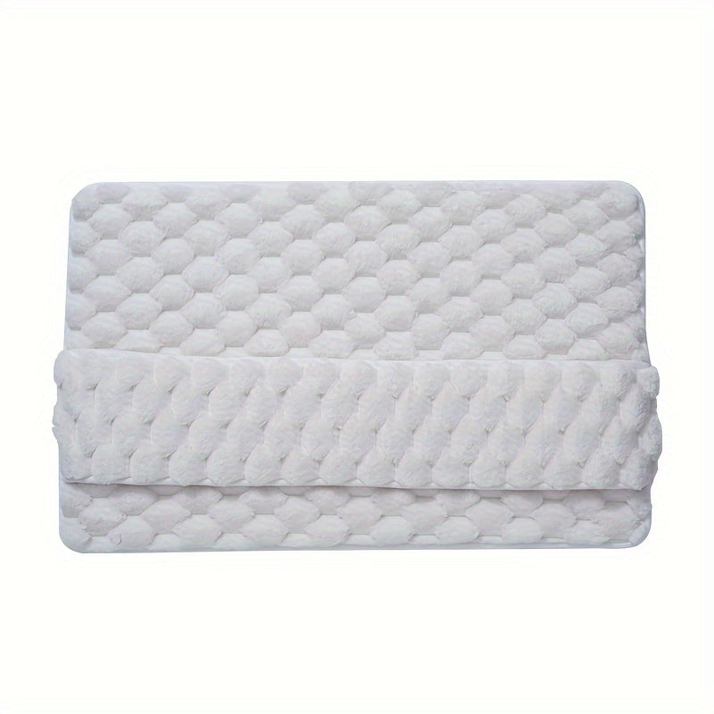 FluffMat | Pluche badmat met lang haar – antislip, traagschuim