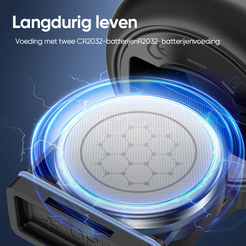 ShockBell | Elektrische fietsbel – Luide claxon van 120 dB, waterdicht, eenvoudig te monteren