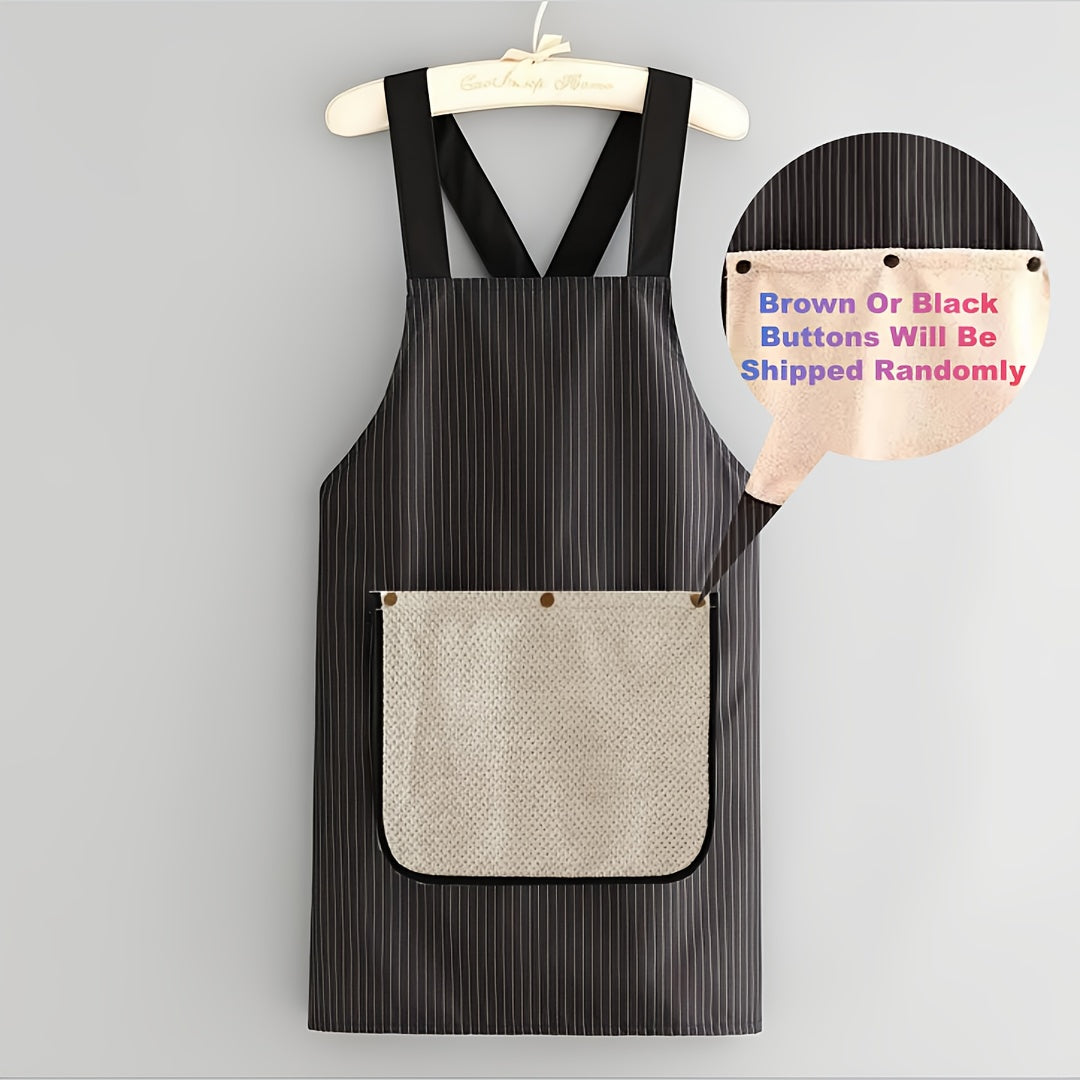 Apronix | Premium afneembare keukendoekschort – dik, absorberend, unisex voor koken, bakken en grillen