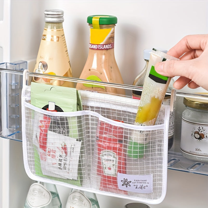 ChillPouch | Koelkastdeur Organiserset - Hangende Opbergzakken van Gaas