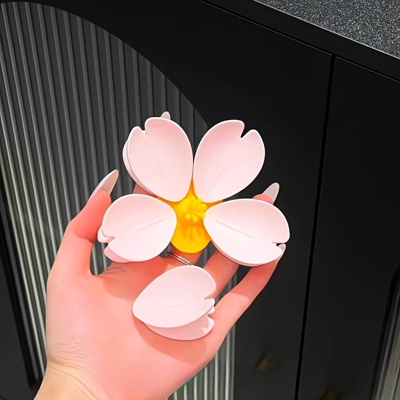 SakuraClip | Roze Kersenbloesem Koelkastmagneet Clip – Decoratieve Bloemenmagneet voor Keuken