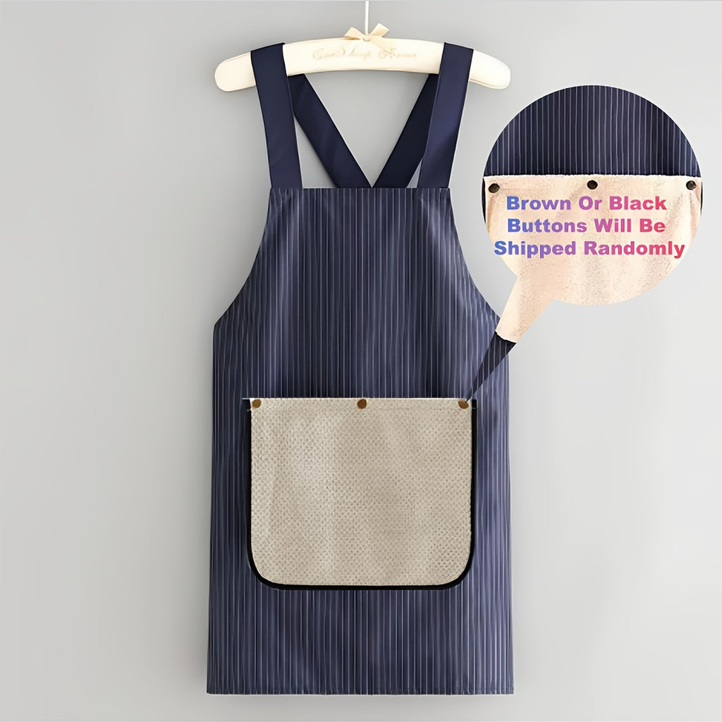 Apronix | Premium afneembare keukendoekschort – dik, absorberend, unisex voor koken, bakken en grillen