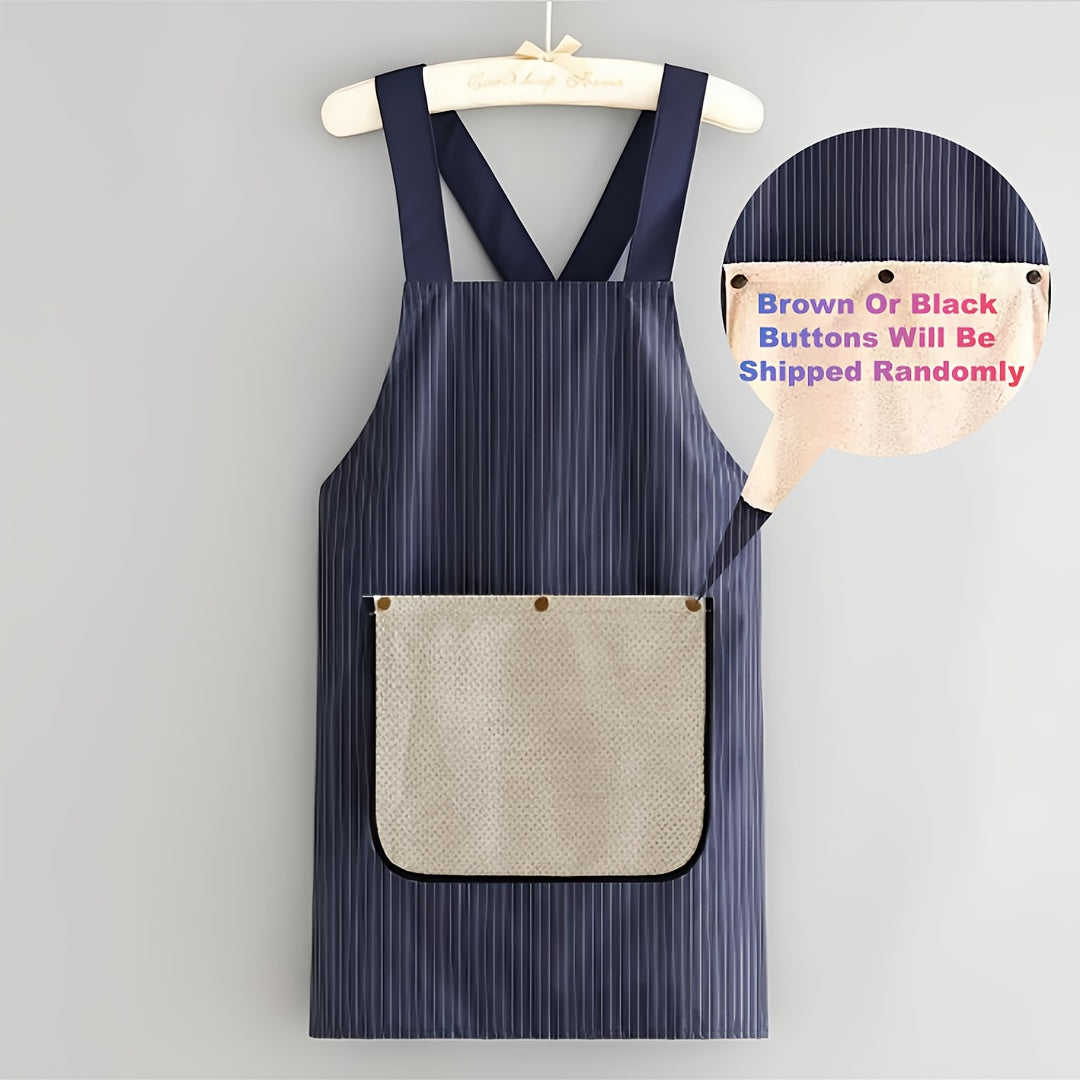 Apronix | Premium afneembare keukendoekschort – dik, absorberend, unisex voor koken, bakken en grillen