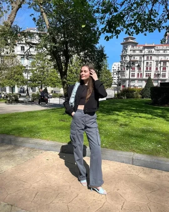 Elva | Dames cargobroek – relaxte pasvorm en hoge taille streetwear broek