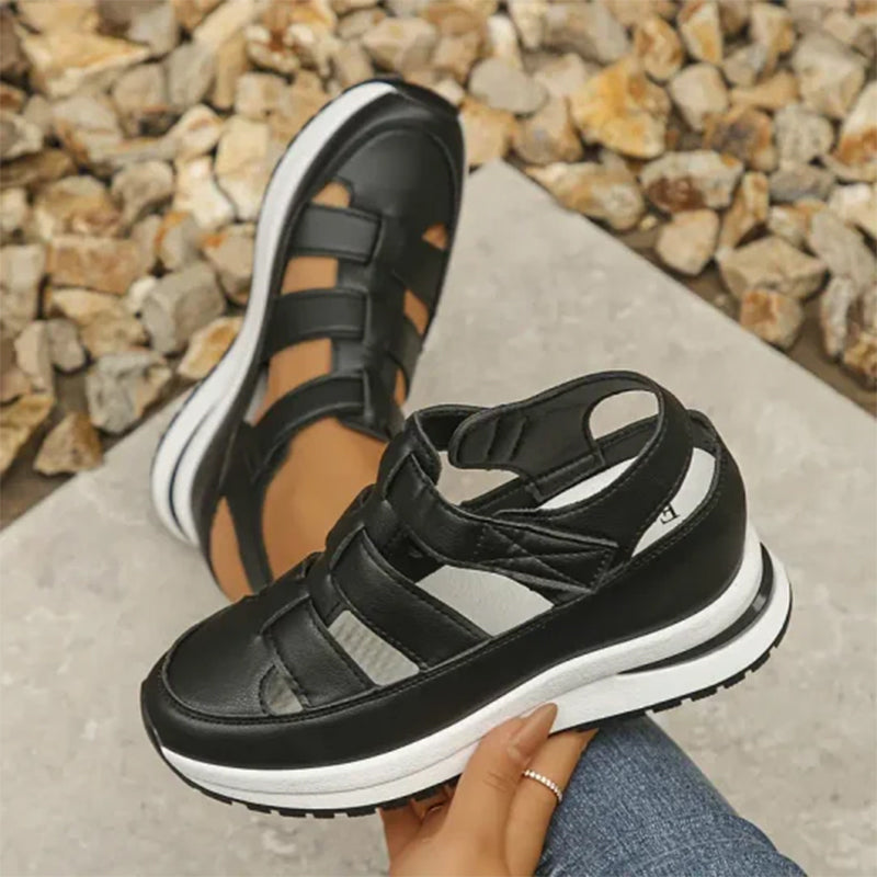 Calyra | Comfortabele Ondersteunende Sandalen – Verstelbare Klittenbandschoenen voor Wandelen