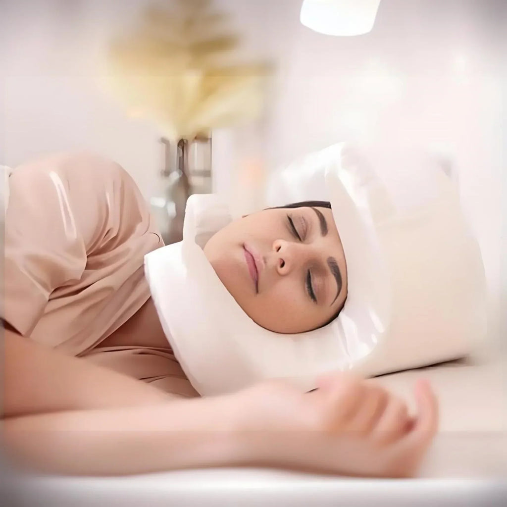 SilkRest | Anti-rimpel kussen van traagschuim – Comfort met gel voor gezicht en nek