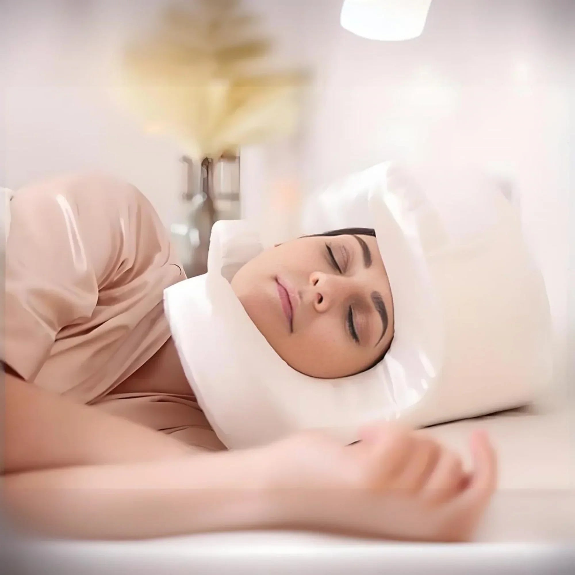 SilkRest | Anti-rimpel kussen van traagschuim – Comfort met gel voor gezicht en nek