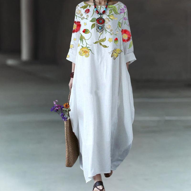 Celia | Midi-jurk met lange mouwen voor dames