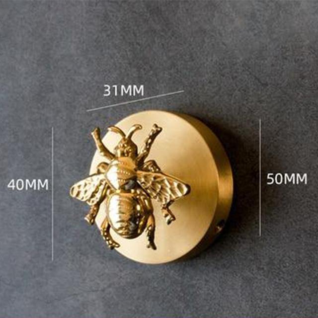 WildHang | Messing Animal Kapstokhaken - Decoratieve Muurhaken met Gouden Accent