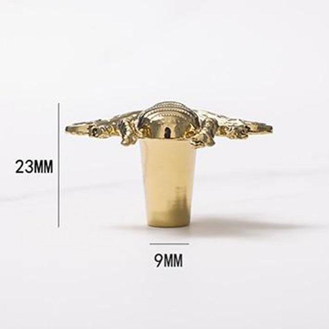 BuzzKnob | Gouden bijen ladegrepen, messing knoppen voor kasten, decoratieve meubeltrekkers voor thuis & keuken