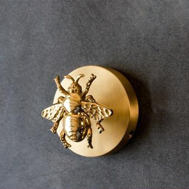 WildHang | Messing Animal Kapstokhaken - Decoratieve Muurhaken met Gouden Accent