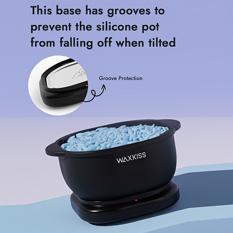 Waxora | Draagbare Wax Warmer Kit - 500ml Silicone Ontharingsverwarmer voor ontharing