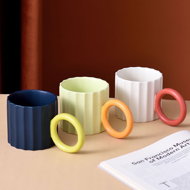 MightyMug | Keramische mok met groot handvat - duurzame koffiemok, comfortabele grip