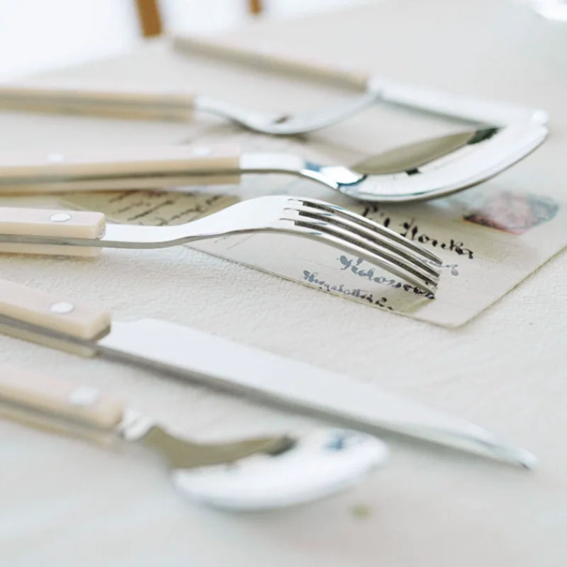 Utensiq | 24-delige bistrobestekset - Roestvrijstalen bestekset voor 6 personen