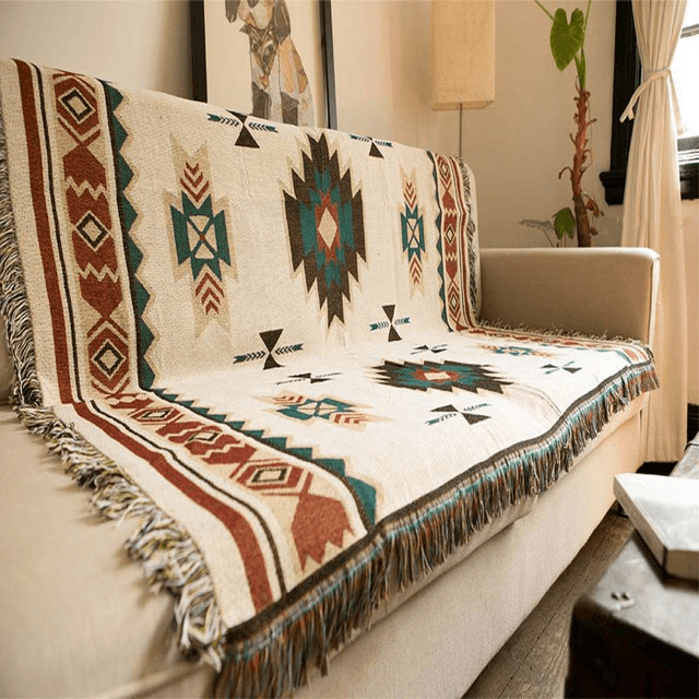 SpiritBlanket | Bohemian Sofa Laken - Zacht, Knus & Stijlvol Woondecoratie