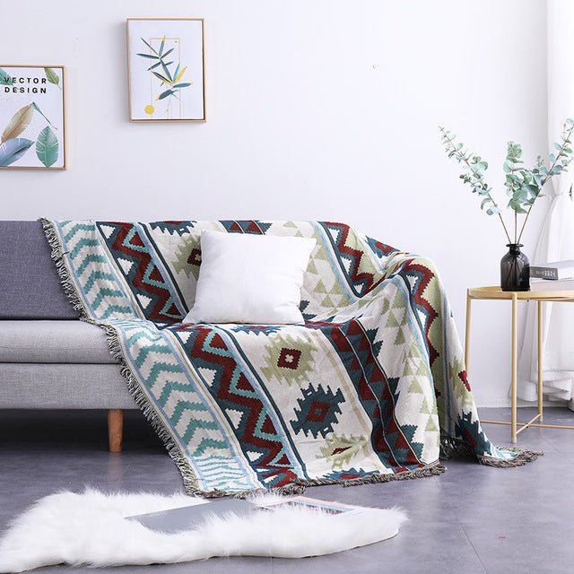 SpiritBlanket | Bohemian Sofa Laken - Zacht, Knus & Stijlvol Woondecoratie