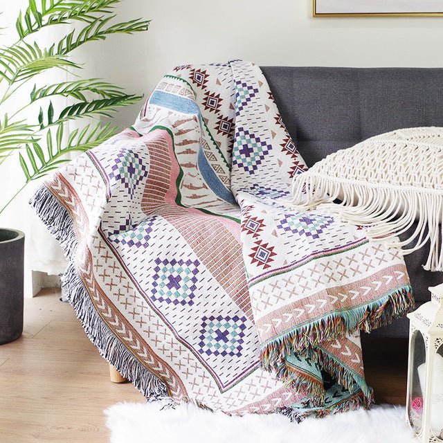 SpiritBlanket | Bohemian Sofa Laken - Zacht, Knus & Stijlvol Woondecoratie