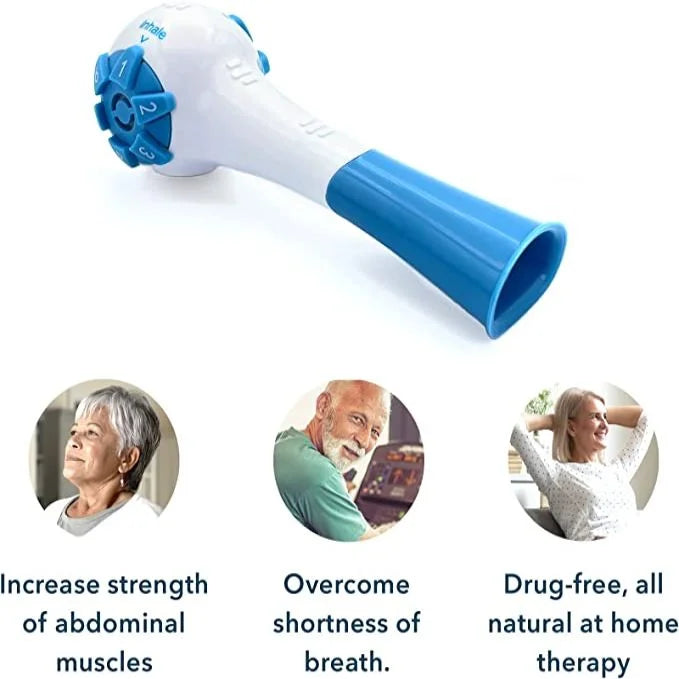 Breathex | Ademhalingstrainer – Versterk longen en ademhaling, verbeter luchtstroom, ondersteuning bij COPD en astma