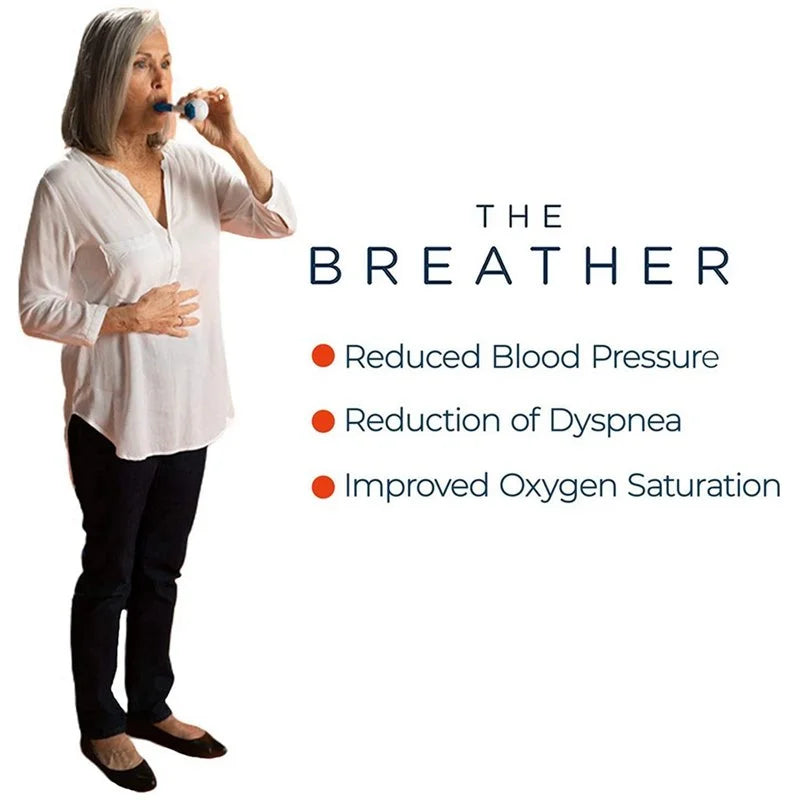 Breathex | Ademhalingstrainer – Versterk longen en ademhaling, verbeter luchtstroom, ondersteuning bij COPD en astma