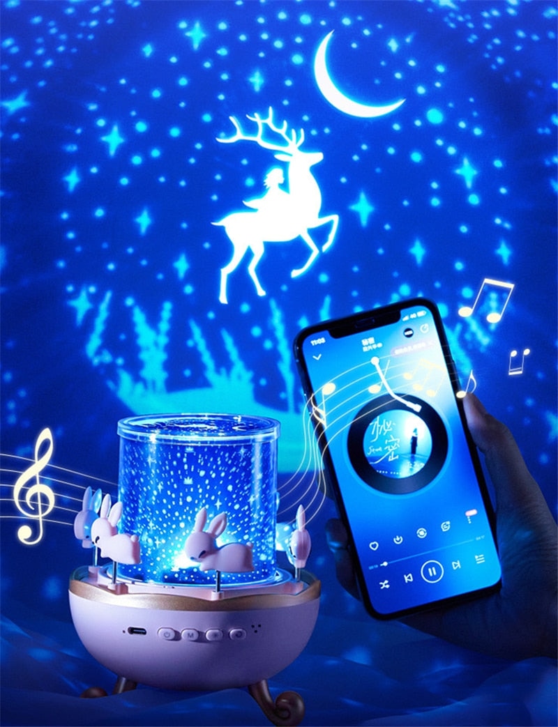 StarLuxe | Galaxy Projector Nachtlampje - 360° Sterrenhemel LED Lamp