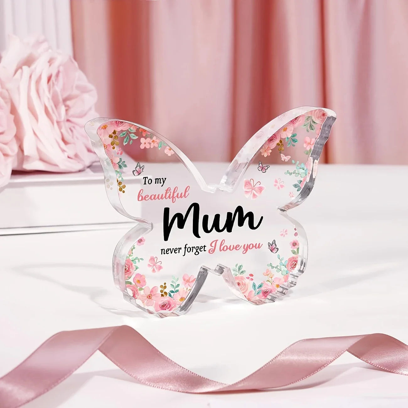 MomPiece | Acryl Puzzelstuk - Hartelijk Moederdagcadeau met Persoonlijke Boodschap