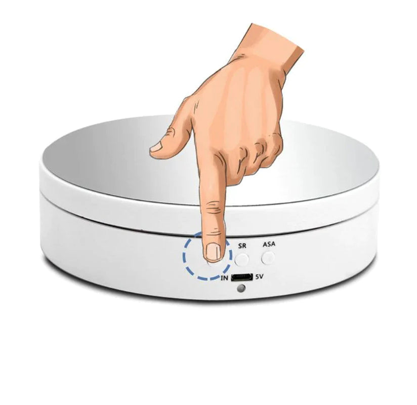 AuraTurn | 360° elektrisch gemotoriseerde draaibare displaystandaard – draaitafelhouder