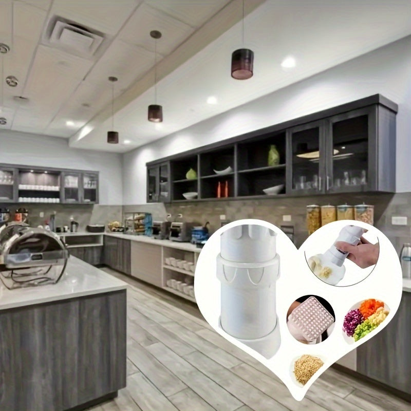 PeelPress | Handmatige knoflookpers & mini-gehaktmolen – multifunctioneel keukengereedschap