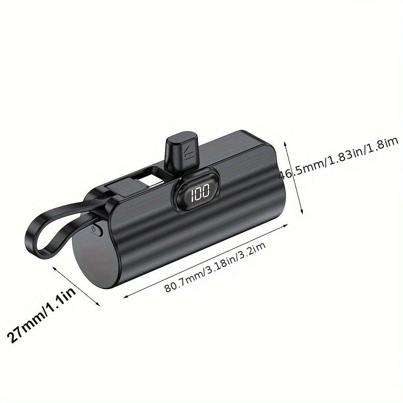 VoltMate | Mini USB-C snelladende powerbank 5000 mAh voor alle apparatent