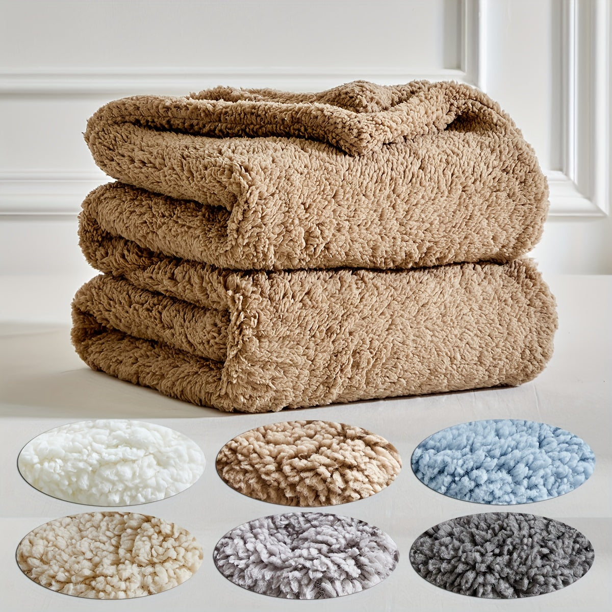 Snugglefy | Ultrazachte sherpa fleecedeken – warm, knus, omkeerbaar, machinewasbaar voor op de bank en in bed