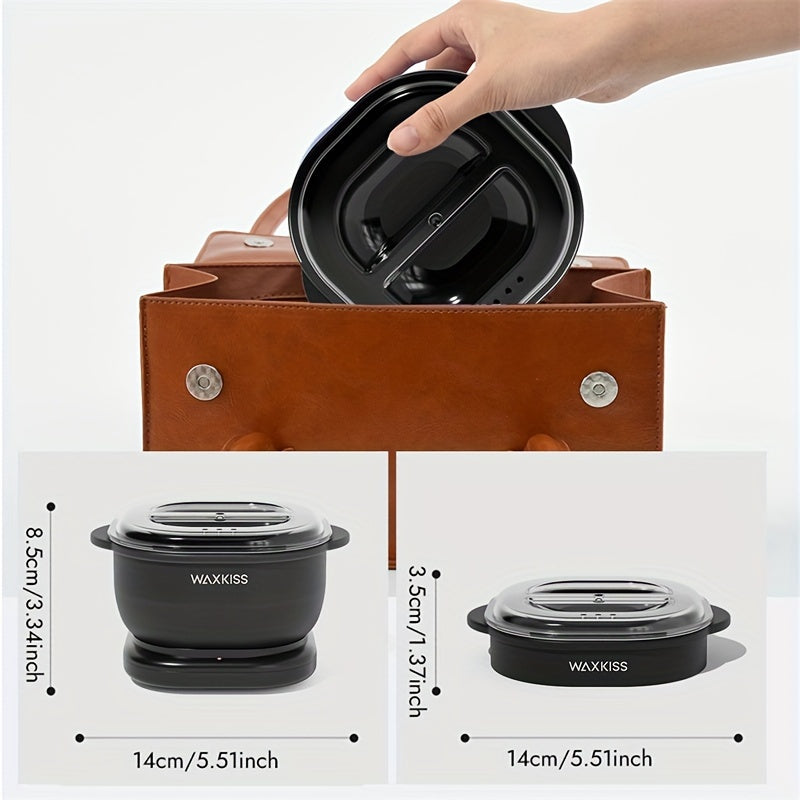 Waxora | Draagbare Wax Warmer Kit - 500ml Silicone Ontharingsverwarmer voor ontharing