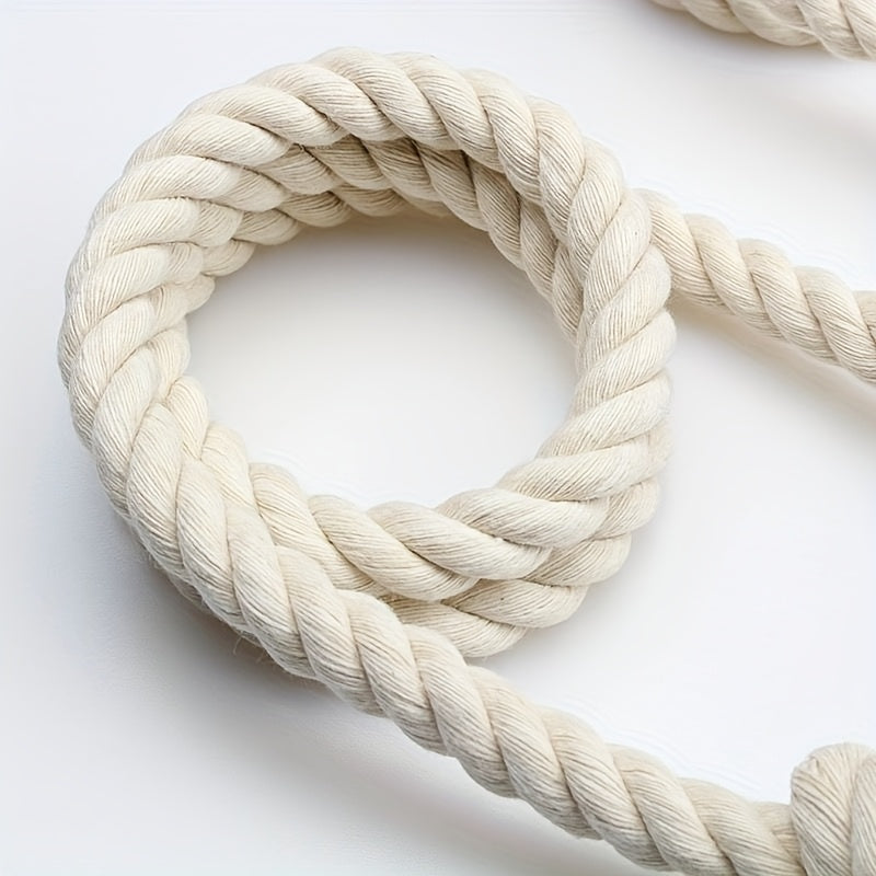 DoorKnot | Retro touw deurstopper – robuuste stoffen deurwig, rustieke deurhouder zonder boren