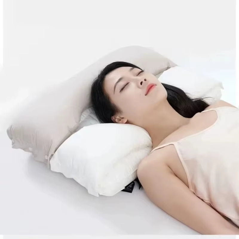 DreamRest | Verstelbaar orthopedisch kussen voor diepe slaap - Traagschuim, neksteun