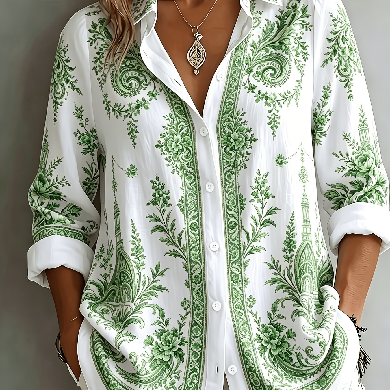 Velyn | Casual, elegante damesblouse – Ademende zomerbluis