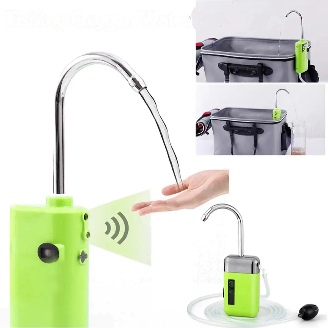 AquaSence | Intelligente USB-visspomp – Draagbare automatische waterbeluchter