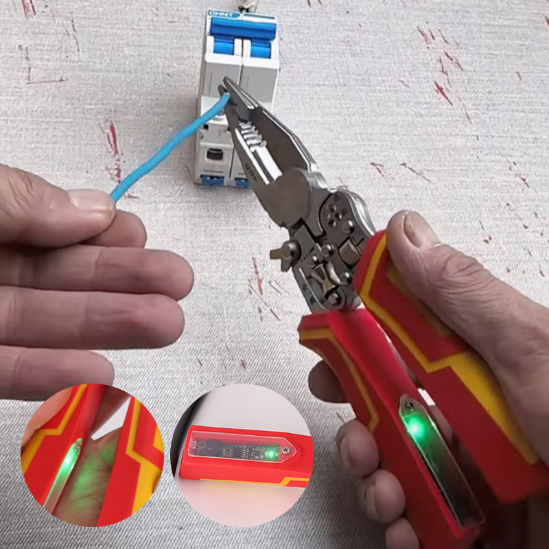 MultiStrip | 8-in-1 Draadstripper & Kabelknipper – Multifunctionele Krimptang