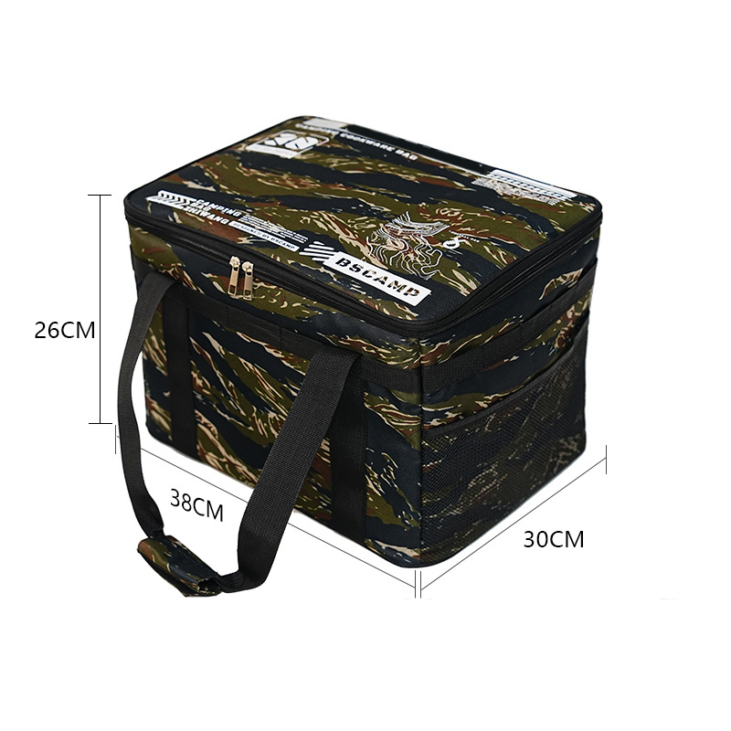 CampTote | 30L Campingtas – Waterdicht, Duurzaam Keukengerei Organizer, Reistas, Voor Outdoor