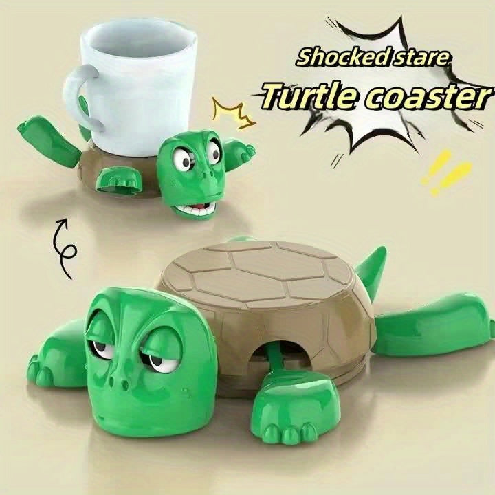 Turtly | Leuke schildpadonderzetter – antislip, hittebestendige plastic drankhouder voor thuis