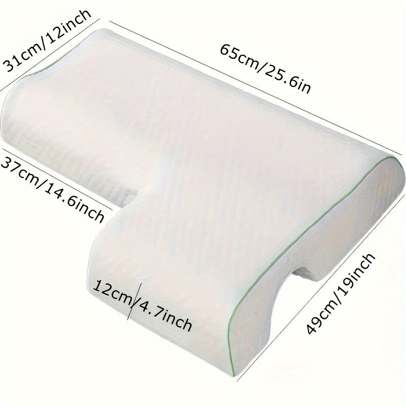 CloudArch | Traagschuimkussen met steun voor de voetboog – Comfortabel voor rug- en zijslapers