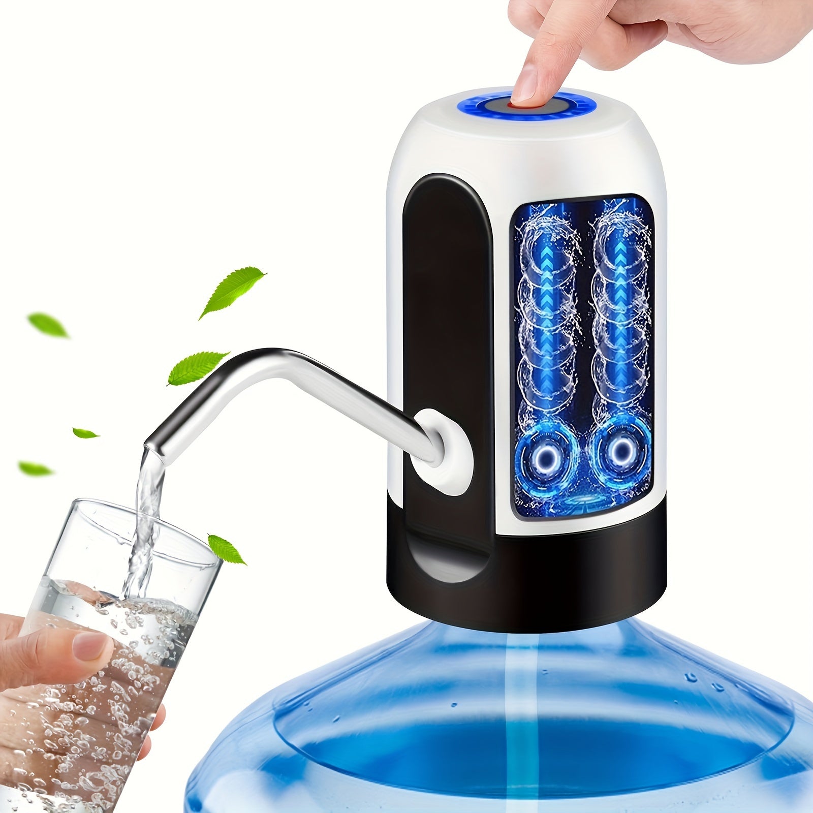 DrinkZap | Elektrische Waterflessenpomp - Automatische USB Oplaadbare Dispenser voor 2-5 Gallon Flessen