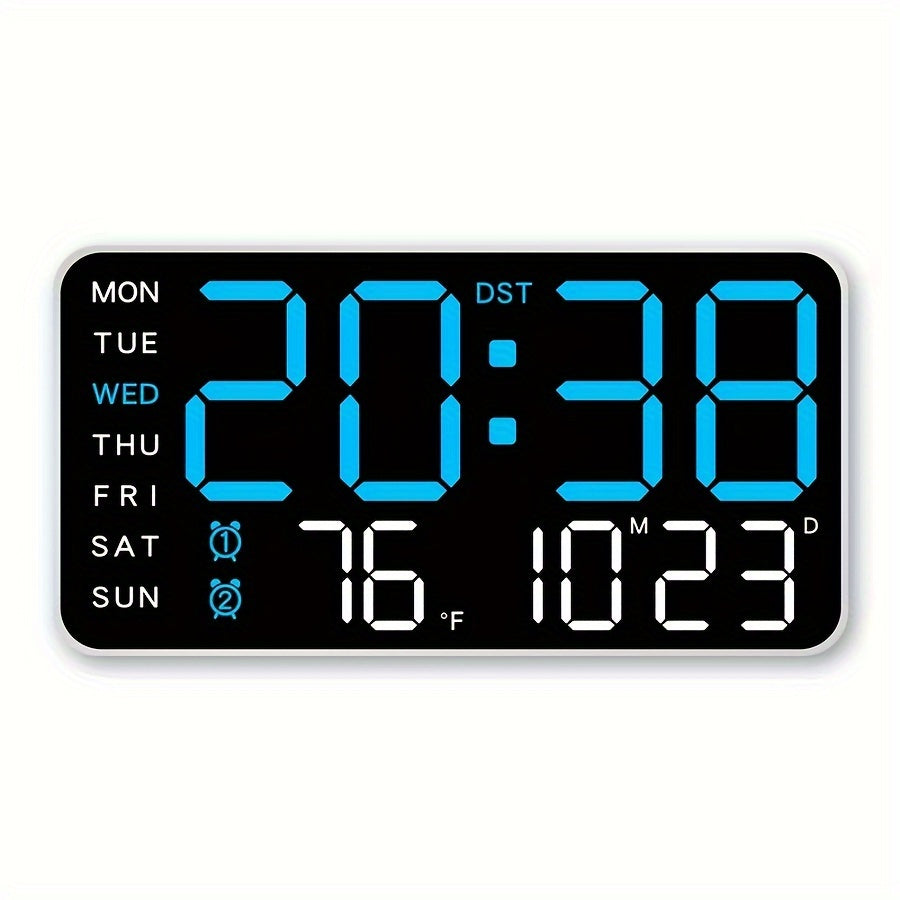 Digitix | Digitale wandklok - Multifunctionele elektronische display voor thuis
