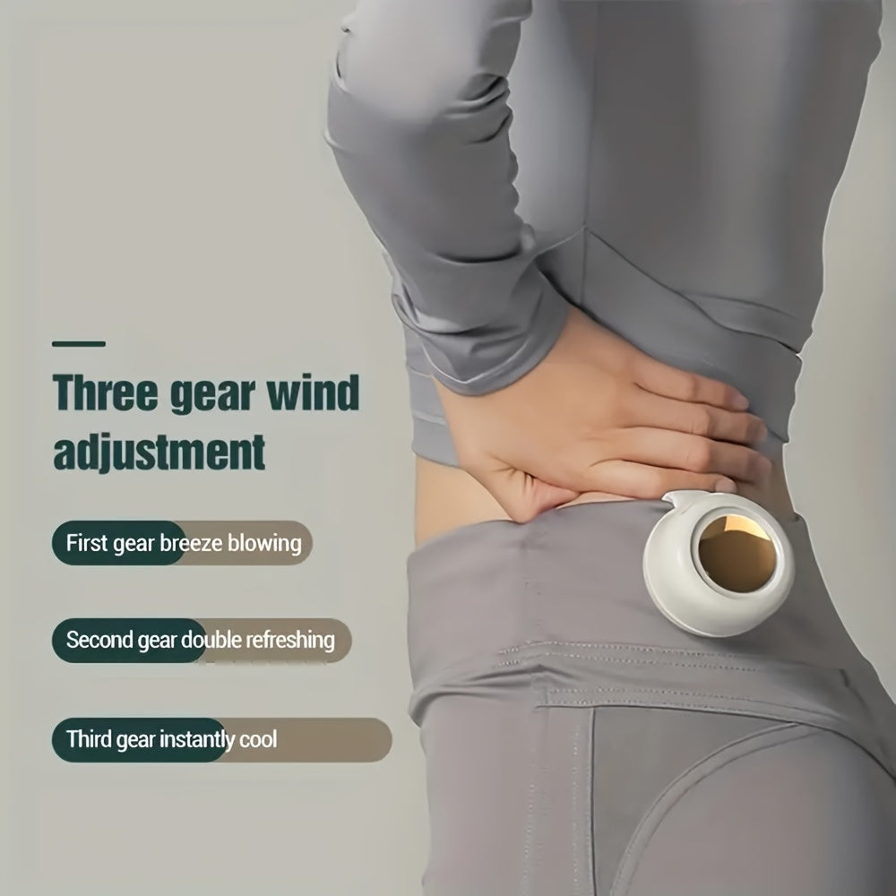 BreezeClip | Mini USB-clip ventilator - Draagbare wearable ventilator met 3 snelheden