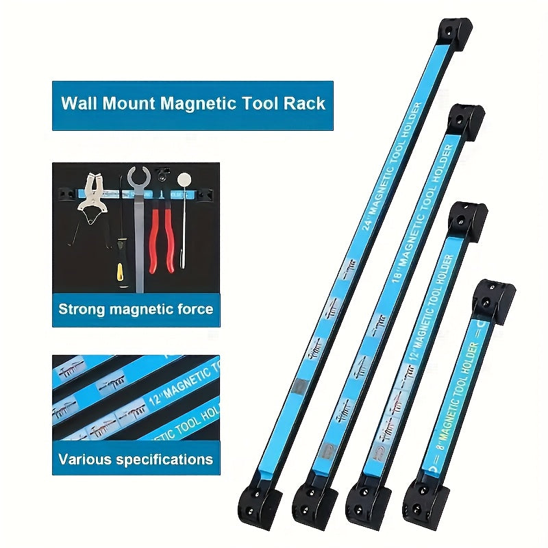 MagnaHold | Magnetische gereedschapshouderstrips van roestvrij staal voor in de garage