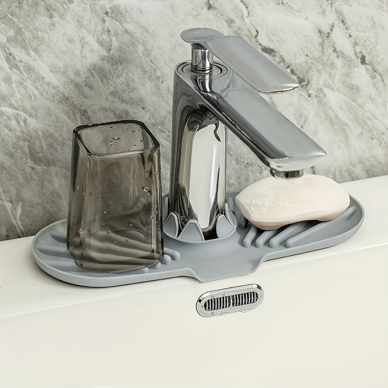 SinkGuard | Keuken Afdruipmat – Spatbestendige Waskom Beschermer & Opberger