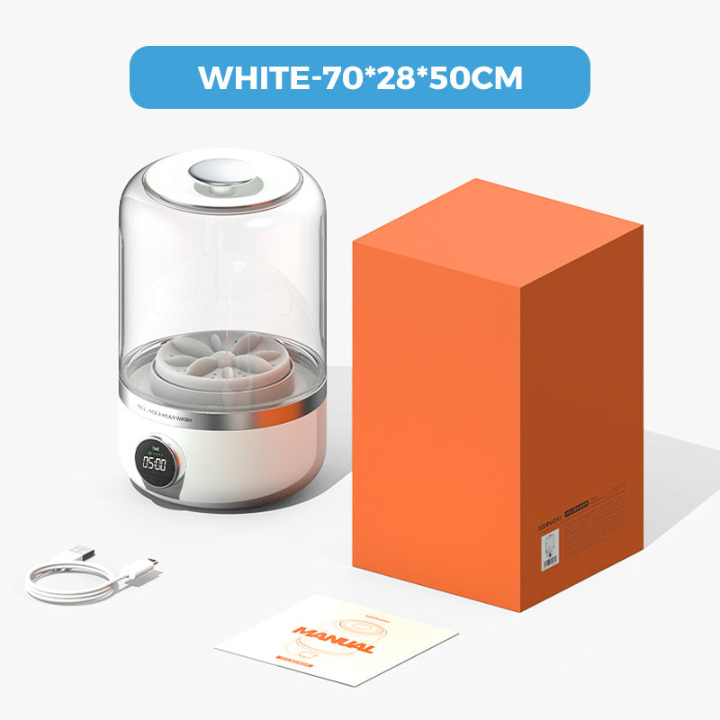 WashBee | Draagbare mini-wasmachine voor ondergoed en fijne was – compact en reisvriendelijk
